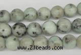 CRO189 15.5 inches 10mm round sesame jasper beads wholesale