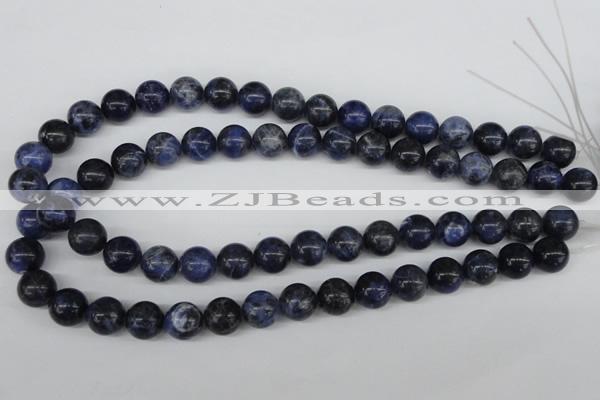 CRO344 15.5 inches 12mm round sodalite gemstone beads wholesale