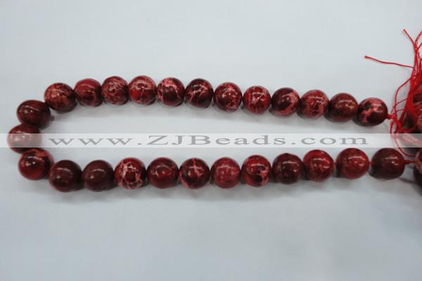 CSE161 15.5 inches 8mm round dyed natural sea sediment jasper beads