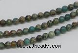 CSE5001 15.5 inches 4mm round natural sea sediment jasper beads