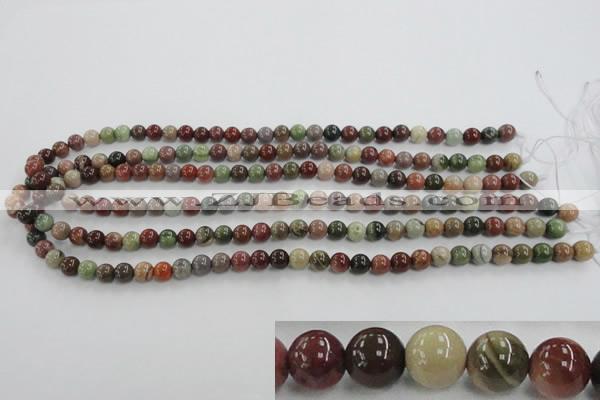 CSE5301 15.5 inches 6mm round sea sediment jasper beads wholesale