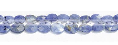 CSO24 6*8mm & 8*10mm A grade faceted oval sodalite beads