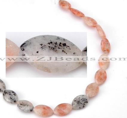 CSS05 13*18mm marquise natural indian sunstone beads Wholesale