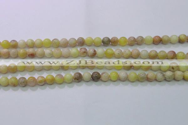 CSS601 15.5 inches 6mm round yellow sunstone gemstone beads