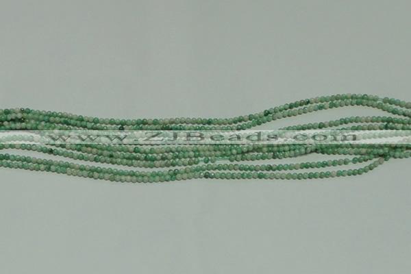 CTG125 15.5 inches 2mm round tiny Qinghai jade beads wholesale