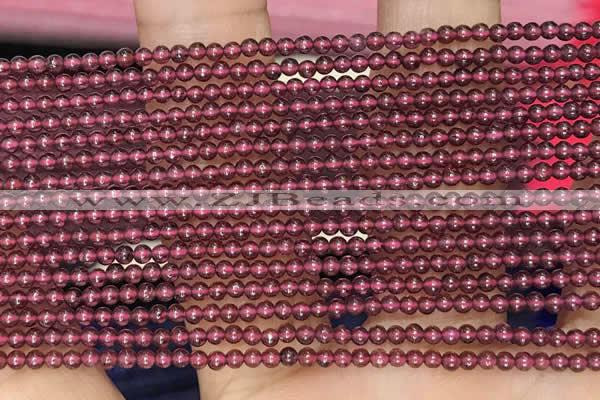 CTG2071 15 inches 2mm,3mm red garnet gemstone beads