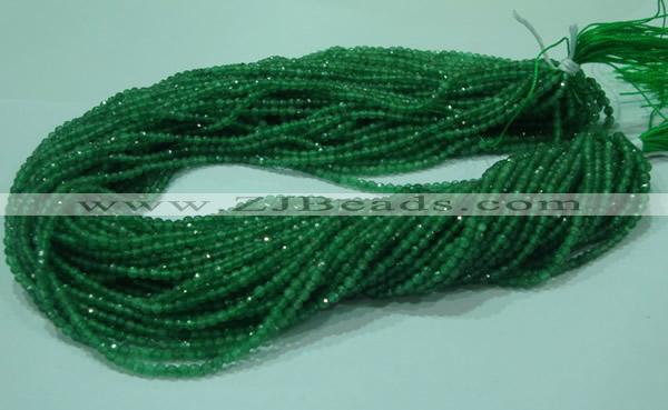 CTG27 15.5 inches 3mm faceted round tiny aventurine beads