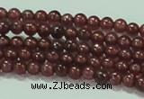 CTG53 15.5 inches 2mm round grade AA tiny garnet beads wholesale