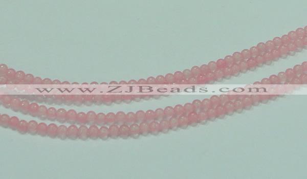 CTG60 15.5 inches 2mm round tiny dyed white jade beads wholesale