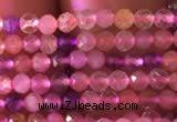 CTG740 15.5 inches 2mm faceted round tiny mixed quartz beads