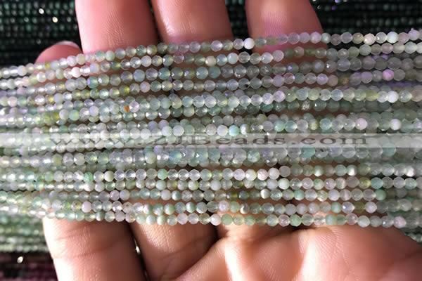 CTG821 15.5 inches 2mm faceted round tiny Australia chrysoprase beads