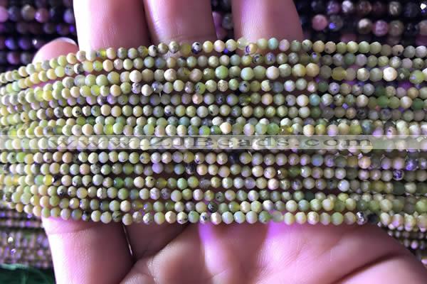 CTG824 15.5 inches 2mm faceted round tiny chrysotine beads