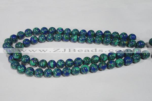 CTU1815 15.5 inches 12mm round synthetic turquoise beads