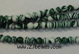 CTU2040 15.5 inches 4mm round synthetic turquoise beads