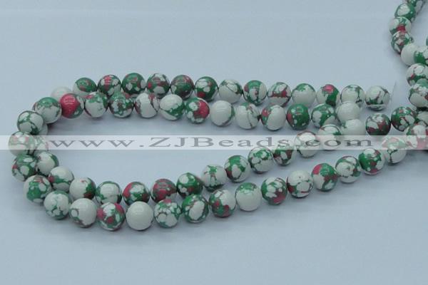 CTU226 16 inches 12mm round imitation turquoise beads wholesale