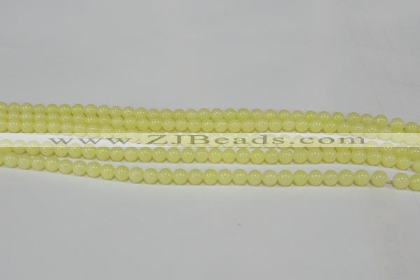 CTU2515 15.5 inches 4mm round synthetic turquoise beads