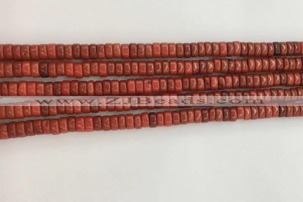 CWB825 15.5 inches 2*4mm tyre howlite turquoise beads wholesale