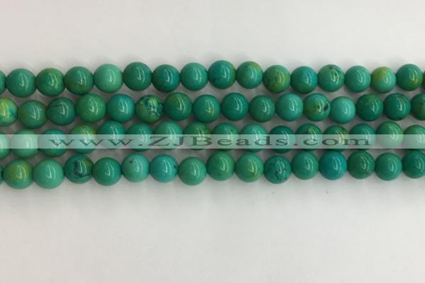 CWB870 15.5 inches 6mm round howlite turquoise beads wholesale