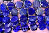 HEAR37 15 inches 16mm – 17mm heart lapis lazuli gemstone beads