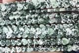 HEAR48 15 inches 6mm heart Qinghai jade beads