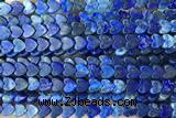 HEAR55 15 inches 6mm heart lapis lazuli beads