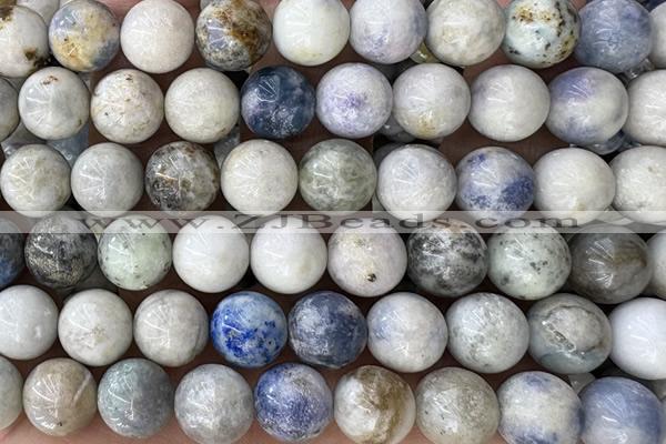 JASP42 15 inches 10mm round hackmanite jasper beads