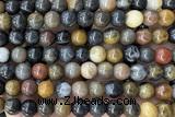 JASP46 15 inches 8mm round wooden jasper beads