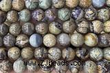 JASP52 15 inches 10mm round purple jasper beads