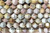 MIXE107 15 inches 10mm faceted jasper gemstone beads