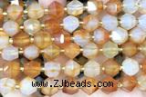 MIXE94 15 inches 10mm faceted agate gemstone beads