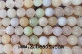 MORG07 15 inches 10mm round morganite gemstone beads