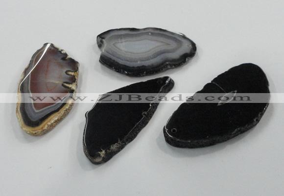 NGP1193 40*60mm - 50*70mm freeform agate gemstone pendants wholesale