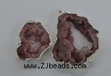 NGP2102 40*50mm - 55*65mm freeform druzy agate gemstone pendants