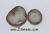 NGP2710 45*50mm - 55*75mm freeform druzy agate pendants