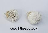 NGP2912 15*20mm - 25*30mm freeform desert rose pendants wholesale