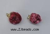 NGP2913 15*20mm - 25*30mm freeform desert rose pendants wholesale