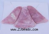 NGP35 Fashion pink opal gemstone pendants set jewelry wholesale