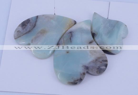 NGP41 Fashion amazonite gemstone pendants set jewelry wholesale