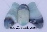 NGP43 Fashion amazonite gemstone pendants set jewelry wholesale