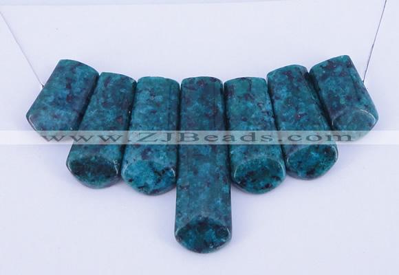 NGP71 Fashion chrysocolla gemstone pendants set jewelry wholesale