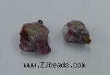 NGP8860 20*25mm - 30*40mm nuggets tourmaline pendants wholesale