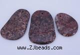 NGP941 5PCS 35-45mm*45-65mm freeform jasper gemstone pendants