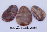 NGP943 5PCS 35-50mm*55-70mm freeform jasper gemstone pendants