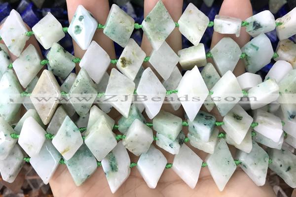 NUGG110 15 inches 12*18mm - 13*20mm freeform jade gemstone beads