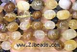 NUGG161 15 inches 10*12mm - 13*18mm nuggets quartz beads