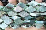 NUGG92 15 inches 12*18mm - 13*20mm freeform jasper gemstone beads
