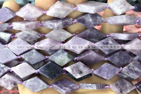 NUGG97 15 inches 12*18mm - 13*20mm freeform lepidolite gemstone beads