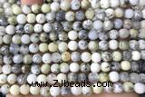 OPAL10 15 inches 6mm faceted white opal beads