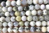 OPAL12 15 inches 10mm faceted white opal beads