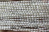 PEAR03 14 inches 2.5mm – 3mm white freshwater pearl beads